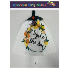 Crochet Top Hand Towel / Tea Towel - Squeeze the Day Crochet Top Hand Towel / Tea Towel - Squeeze the Day